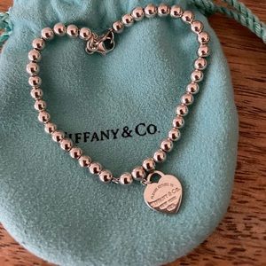 Tiffany & Co Silver beaded bracelet